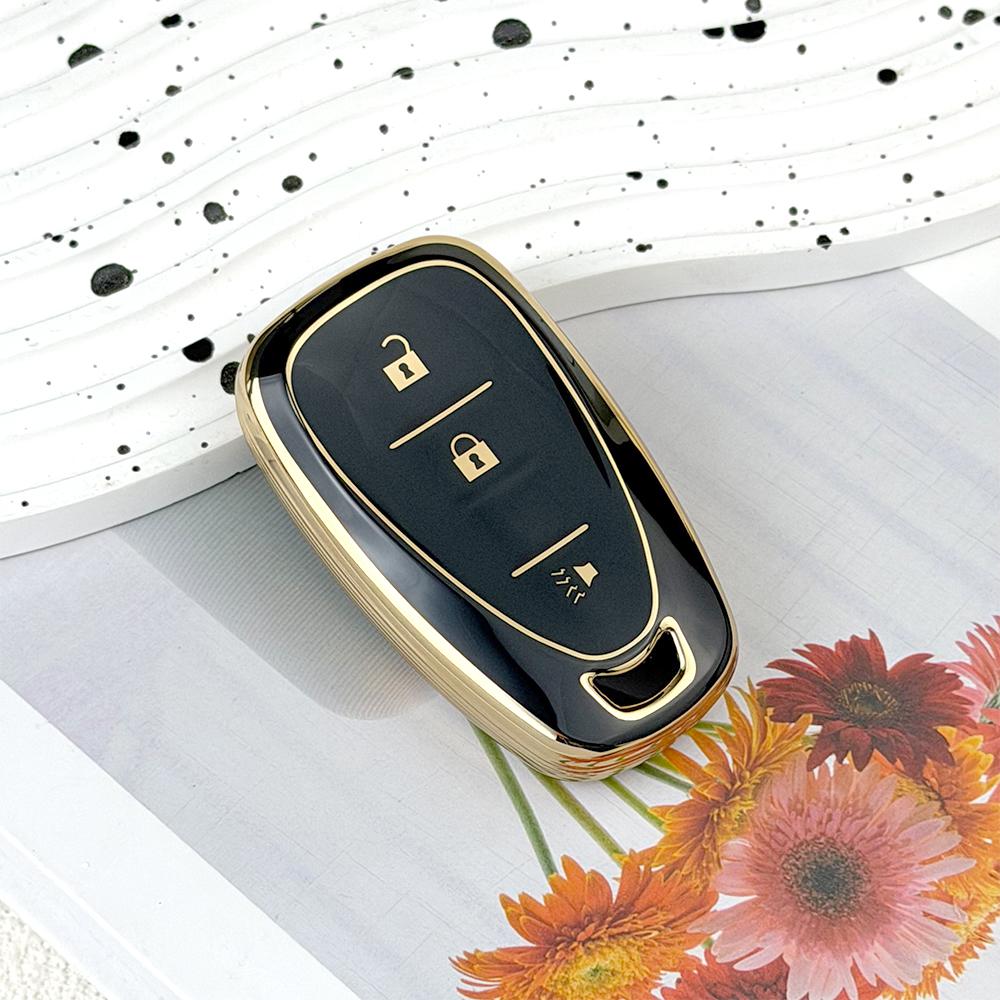TPU Car Key Fob Cover Case for Chevrolet 2017-2019 Chevy Malibu Camaro Cruze Traverse Sonic Volt Bolt Equinox Spark Blazer Onix