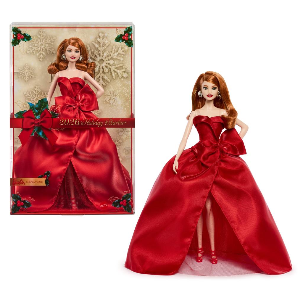 Barbie Signature Holiday Barbie 2026 Collector Doll JJX69 (Ages 6+)
