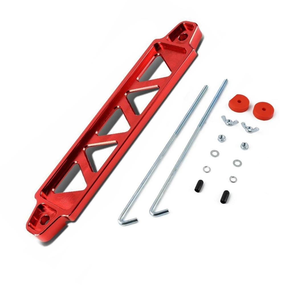 218mm/190mm Aluminium Universal Batterie Auto Batterie Tie Down Halterung Halterung Brace Bar für Honda Civic EK