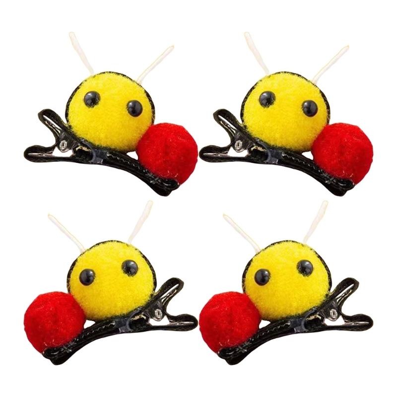 Girls Hair Clip Bees Women Kid Hairgrips Adorkable Headdress Barrettes Bees Shape Sweet 2000s Girls Hairpins 1