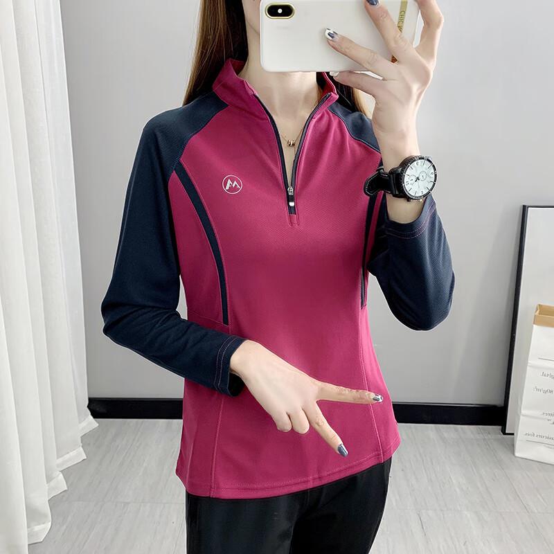JOHLIN DREAM Women's Quick-Dry Long-Sleeve Hiking T-Shirt