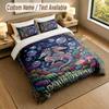 Dragon Phoenix Theme Personalized 3Pcs Bedding Set Custom Text & Name 1 Sheet 2 Pillowcases Household Bedding 1pc