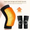 Verdickte Knieschoner Ärmel Elastische Knieärmel Unterstützung Bequemes Kniepolster für kaltes Wetter für Ski, Radfahren, Tanzen