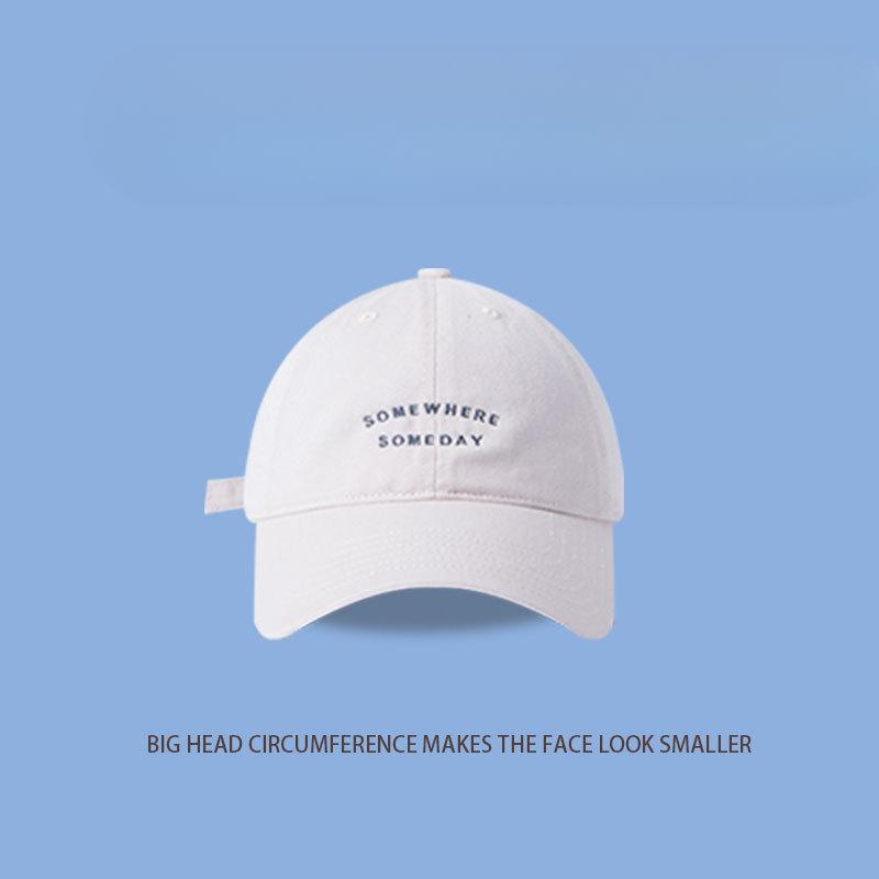 

Весенняя Повседневная Универсальная Бейсболка с Вышивкой Букв, Парный Стиль, Корейская Версия, Простая Студенческая Бейсболка от Солнца, Тренд Adjustable