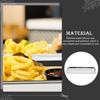 Stainless Steel Rectangular Food Plate Smooth Polished Design for Barbecue Party Snack Storage Kitchen Tray Rectangular Plate