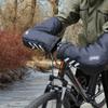 1 Paar Fahrradwärmer-Handschuhe, winddicht, kältebeständig, sicher, reflektierendes Design, Mountainbike-Lenker