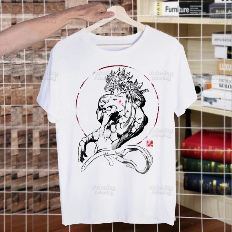 JOJO Manga Men Women T-shirt Crew Neck Fitted Soft JOJO's Bizarre Adventure Tshirt Tee Shirt Clothes Kujo Jotaro Anime T-shirt