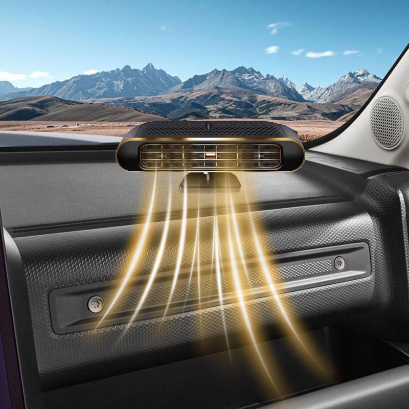 12V Ohřívač do auta a odmrazovač 150W Přenosný Energeticky úsporný Rychlé odmrazování Zimní pomocník při řízení Produkt šetrný k životnímu prostředí