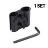Black Fixed Tube Clamp Bracket for Telescope Flashlight-Universal Clamp Mount for Optical Instruments