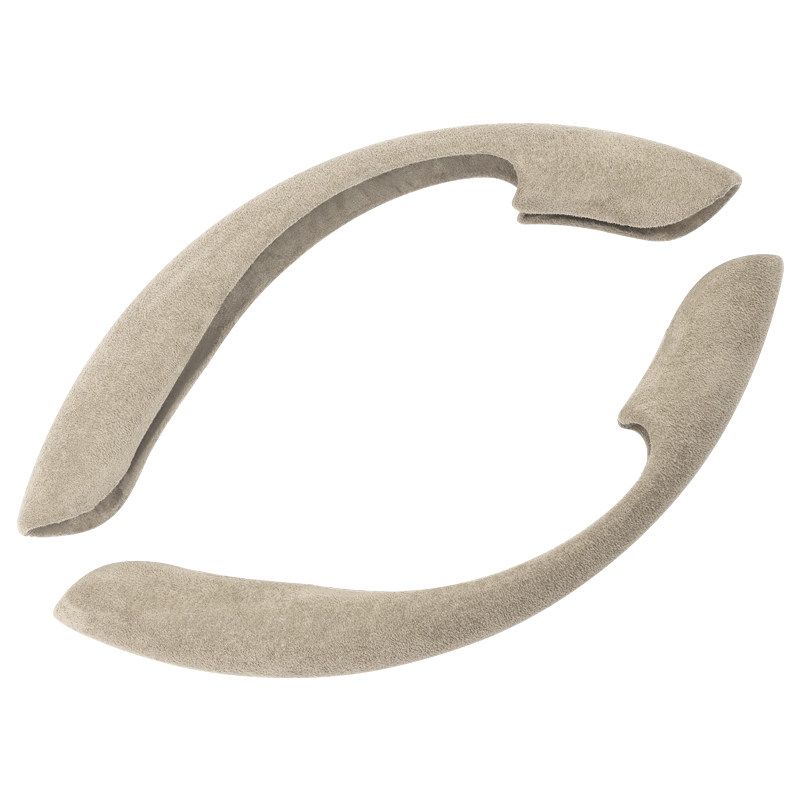

Car Steering Wheel Cover for Men, Suede Leather Handle Cover, D-Type Anti-Slip, Sweat-Absorbent, Universal for All Seasons, Modification Accessories Beige