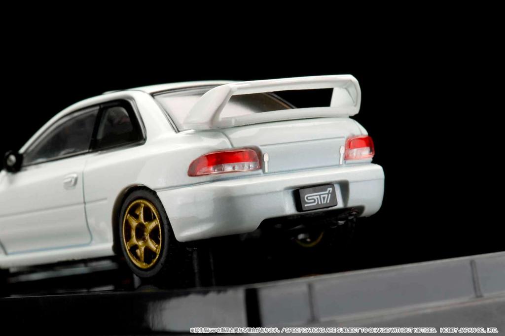 HJ64 Subaru Impreza 22B STi Version Rally Base Drive Feather White Finished Product HJ641041RW 1/64 (GC8 Modified) car/Left-hand