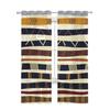 Tribal Retro Ethnic Sheer Drapes Living Room Window Curtains For Bedroom Kitchen Home Decoration Curtain Panels