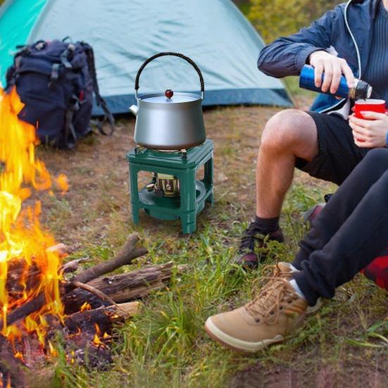 Portable Kerosene Stove Lightweight 8-Wicks Camp Stove Heater Outdoor Cooking BBQ Picnic Camping Backpacking Hiking Kerosene Furnace Burner