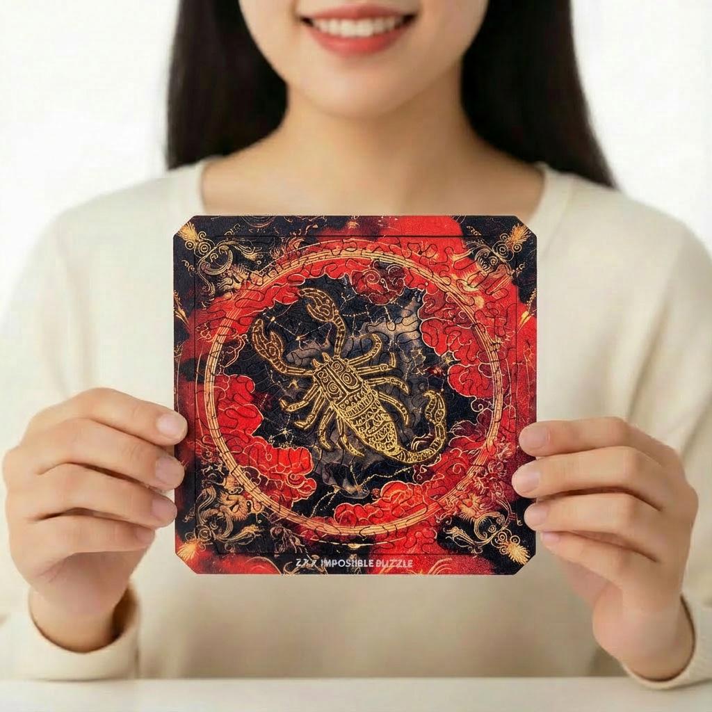 Twelve Constellations: Challenging Wooden Jigsaw Puzzle for Friends - Artistic and Educational