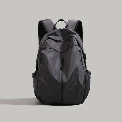 Backpack Women's New Backpack Men's Large-capacity Short-distance Travel Bag Canvas Student Computer Schoolbag Luggage