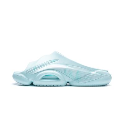 Li Ning Badfive Slide Dämpfende Sportschlappen Unisex-Hausschuhe Hellblau ABTV007-14A