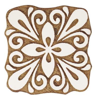 IBA Indianbeautifulart Textile Printing Block Asian Floral Motif Hand Carved Wooden Stamp Wood Block Printing