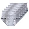 5 Pieces Women's Menstrual Underwear Breathable High Waist Leakproof Panties