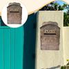 Wall Mount Mailbox Decorative Easy To Install, Premium, House Decor Metal