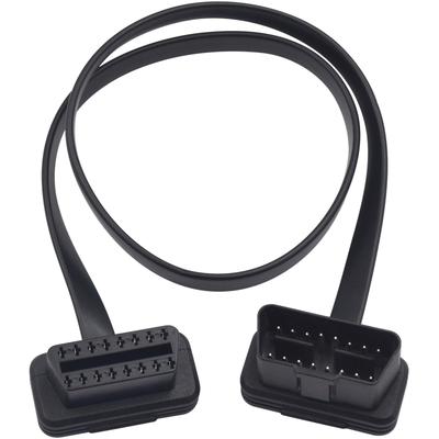 Duttek Car OBD2 Car Extension Cable OBD2 16 Pin Male Female Extension Cable, 16Pin