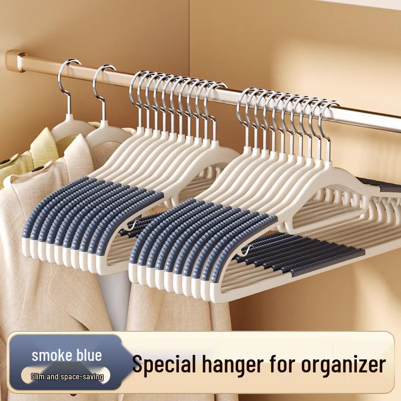 5-Pack Non-Slip Anti-Deform Shoulder Hangers: Seamless Thickened Clothes Rack & Closet Storage Solution