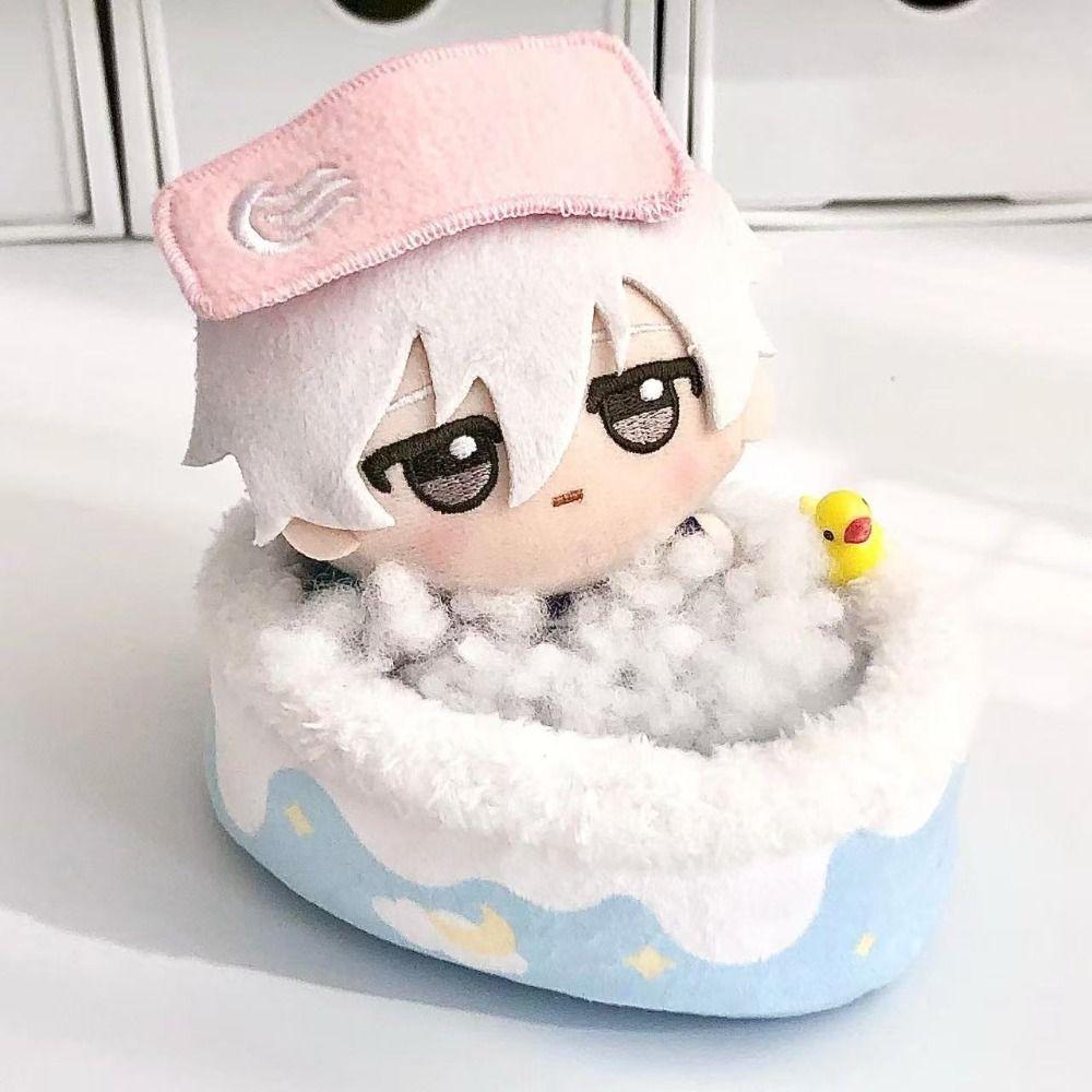 

Desktop Decoration Cotton Doll Bathtub Mini Furniture 10cm Doll Bathtub Photo Props as picture