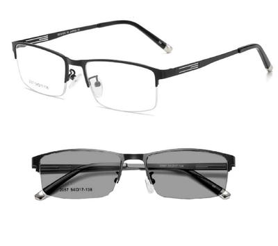 Light Cut Glasses Computer Glasses for Business Design That Changes from PC Work To Sunglasses When Going Over UV Creates a Dandy BRAND [REONAS] [Blue