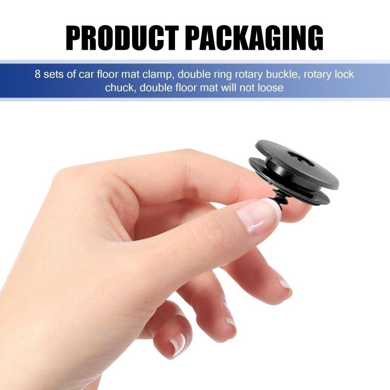 12PCs Universal Car Fastener Floor Mat Clips Carpet Fixing Clamps Buckles For VW All Models Clamps Holders Fasteners Anti Skid