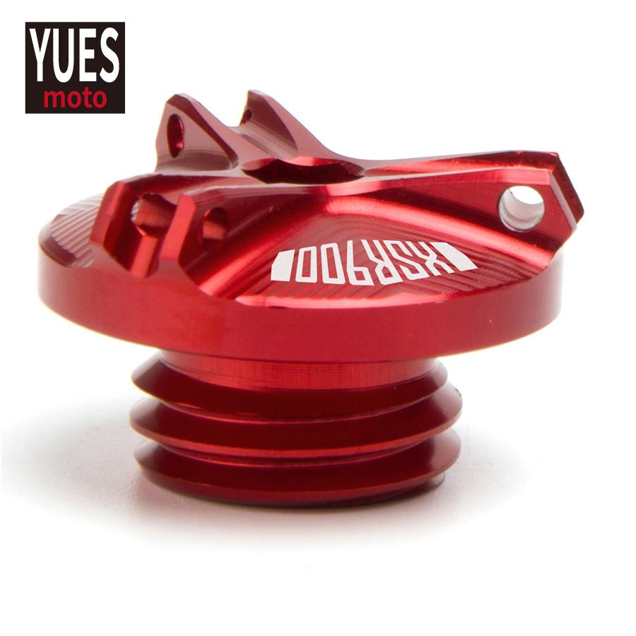 Motorcycle CNC Alunium Engine Oil Cap Bolt Screw Filler Cover For Yamaha XSR 900 XSR900 2016 2017