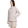 Li-Ning Honor Gold Standard Series Windproof Fleece Hooded Solid Color Zipper Versatile Sports Jacket Women jackets AFDWB70-1