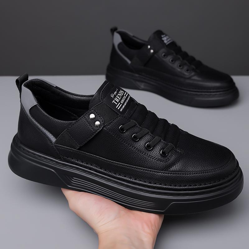 Fashion Italian Style Men Sneakers Breathable Men's Outdoor Fashion Shoes High-quality Men's Leather Casual Shoes Versatile Oxford Shoes