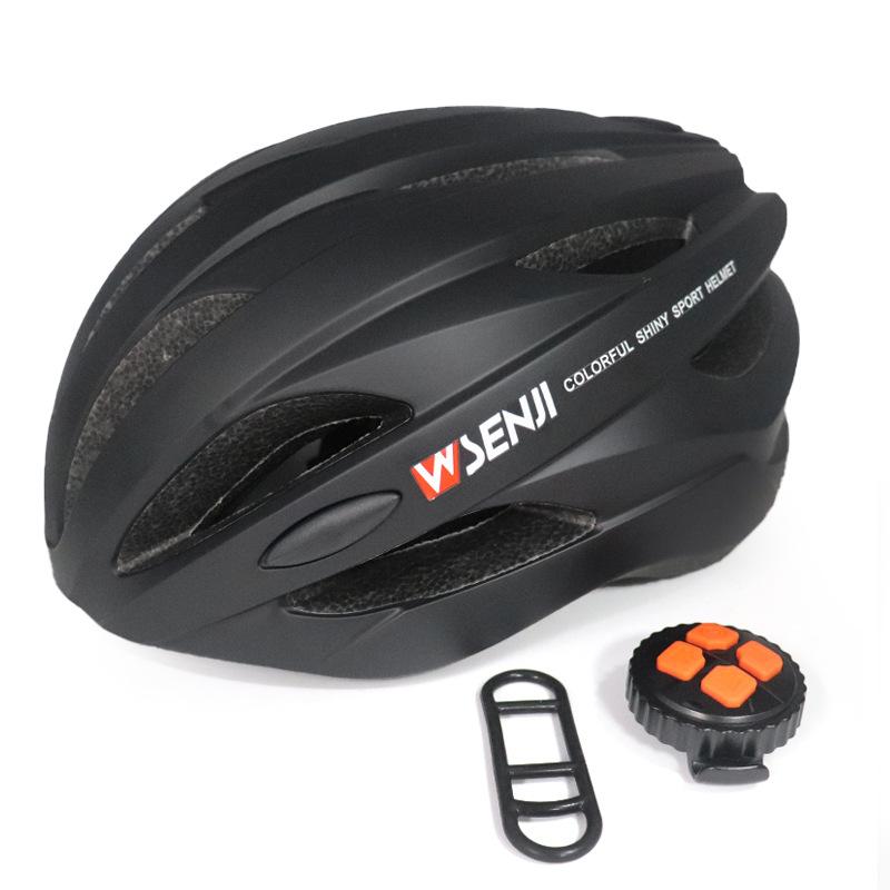 Bike Ride Turning Warning Light Helmet Mountain Bike Night Ride Tail Light Colorful Glowing Helmet