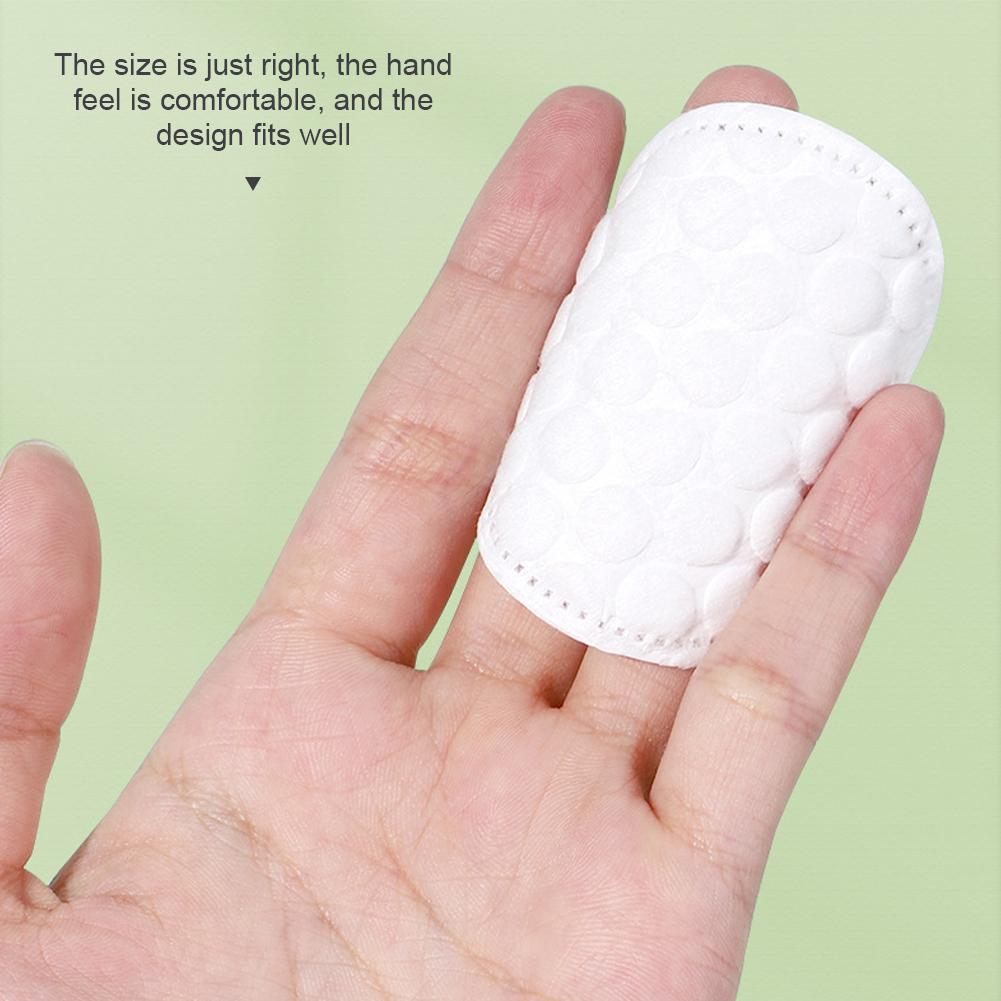 100pcs Soft Round Cotton Pad With Double-sided Texture Daily Facial Cleaning Makeup Removal Skin Care For Home And Travel Use