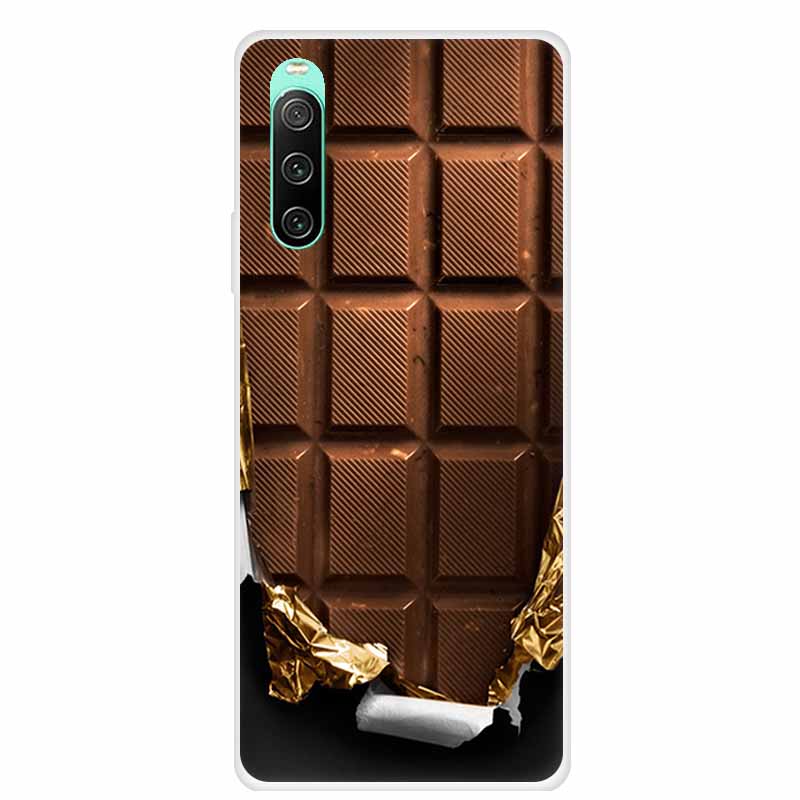 For Sony xperia 10 IV Case 1 IV 10 iV Clear Fashion Soft TPU Silicone Back Case For Sony Xperia 10 1 5 III Cover Funda Shell Cat