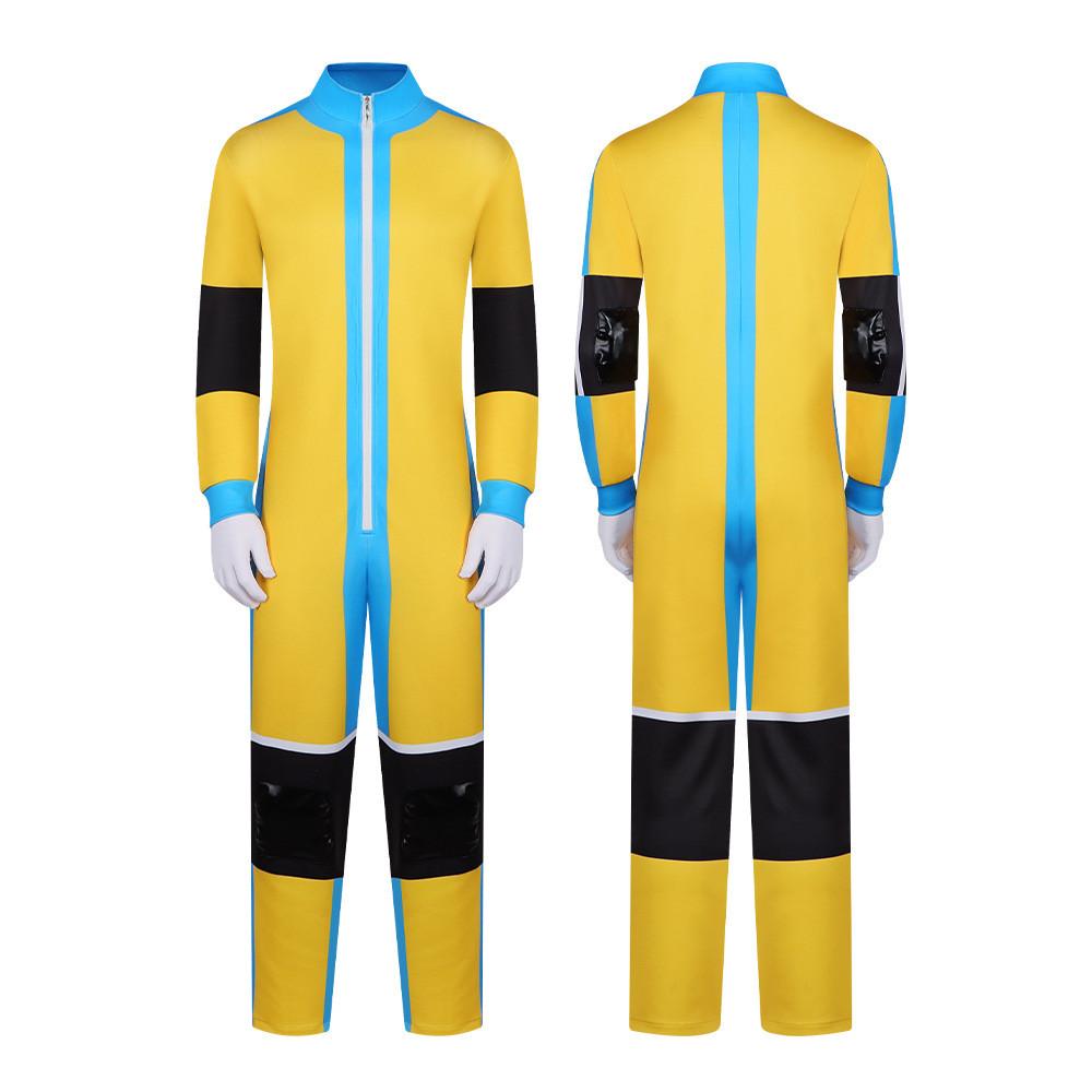 Dispatch Superhero Cosplay Costume With Water Active Bodysuit For Game Fans