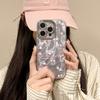 New Tulip Flowers Suitable for Apple 16promax Feather Yarn Phone Case IPhone 15 Flash Powder Lens Film 14