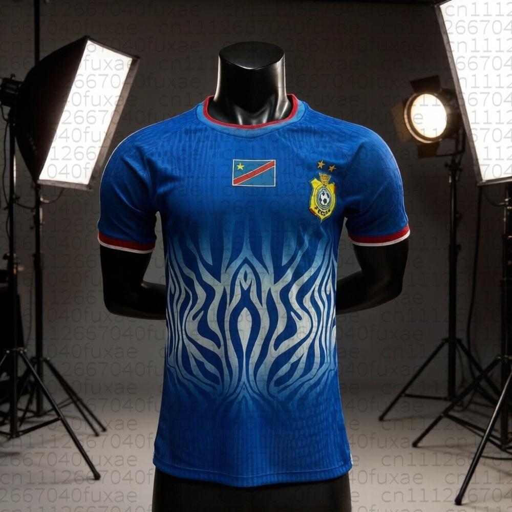 ETST22 Congo Nationaal Team Uitshirt, Ademend, Sneldrogend Thaise Versie Sport Voetbalshirt 6XL