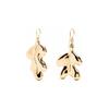 Polished Metal Hardware Earrings Women Earrings Gold JSPU837209WUS80049711