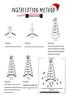 1.8m Tungsten Wire Spiral Christmas Tree Lights, Simple Ins Style, Festive Glow