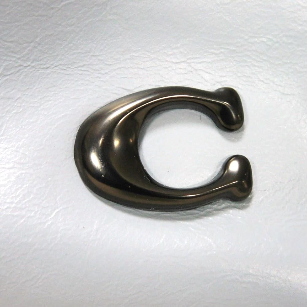 Used 9726 Hall Tote 33 CO840 7924 Current C Logo 2-Way Shoulder Bag C Mark Paperweight Leather Blue Gray Men's from