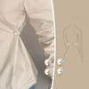 8PCS Luxurious Pearl Embellished Safety Pins - Non-Slip, Adjustable, Versatile Brooch for Dress, Waist, Collar, Scarf, Fashion Accessories