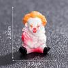 New movie monster chainsaw horror killer clown resin crafts desktop car knickknack