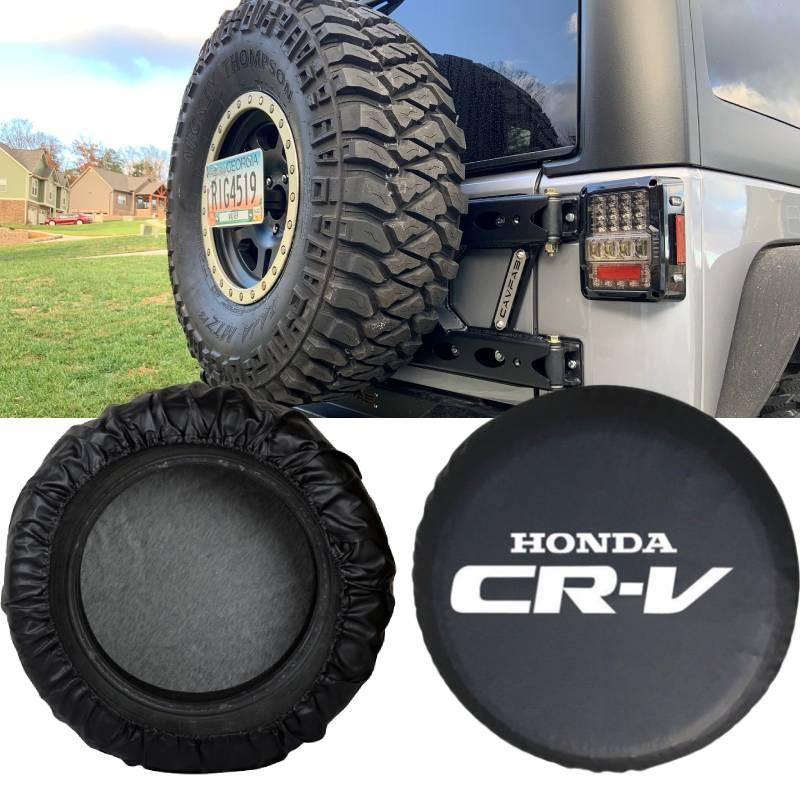 Universal Black Pvc Tire Cover For Cars Durable 0.7mm Thickness, Available In 14", 15", 16", 17" Sizes