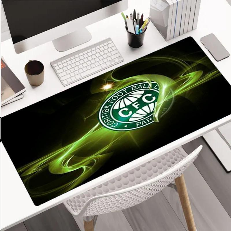 Coritiba Football Club Emblem mouse pad, rubber base, esports desk mat, mouse pad for gamers and office use, gaming desk , easy to clean mat