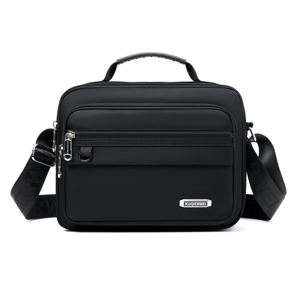 Mens Oxford Crossbody Messenger Bag Waterproof Business Shoulder Satchel Multi Pocket Purse