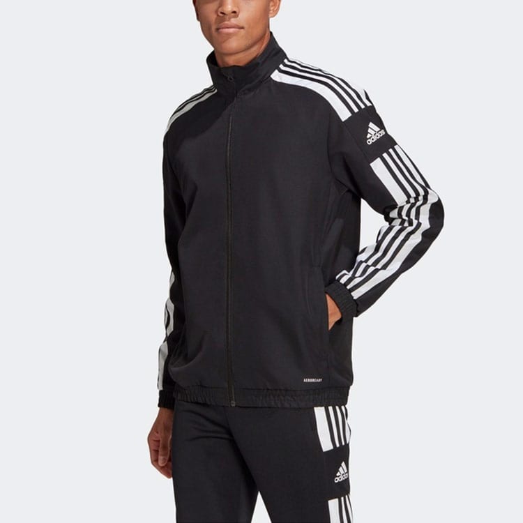 adidas Jackets Men's Black Stand Collar Moderate Other GK9549