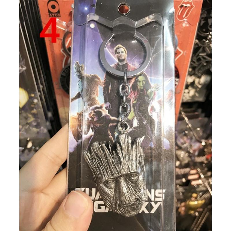Guardians Of The Galaxy Legierung Groot Waschbär Rakete Schlüsselanhänger Geschenk für Fans