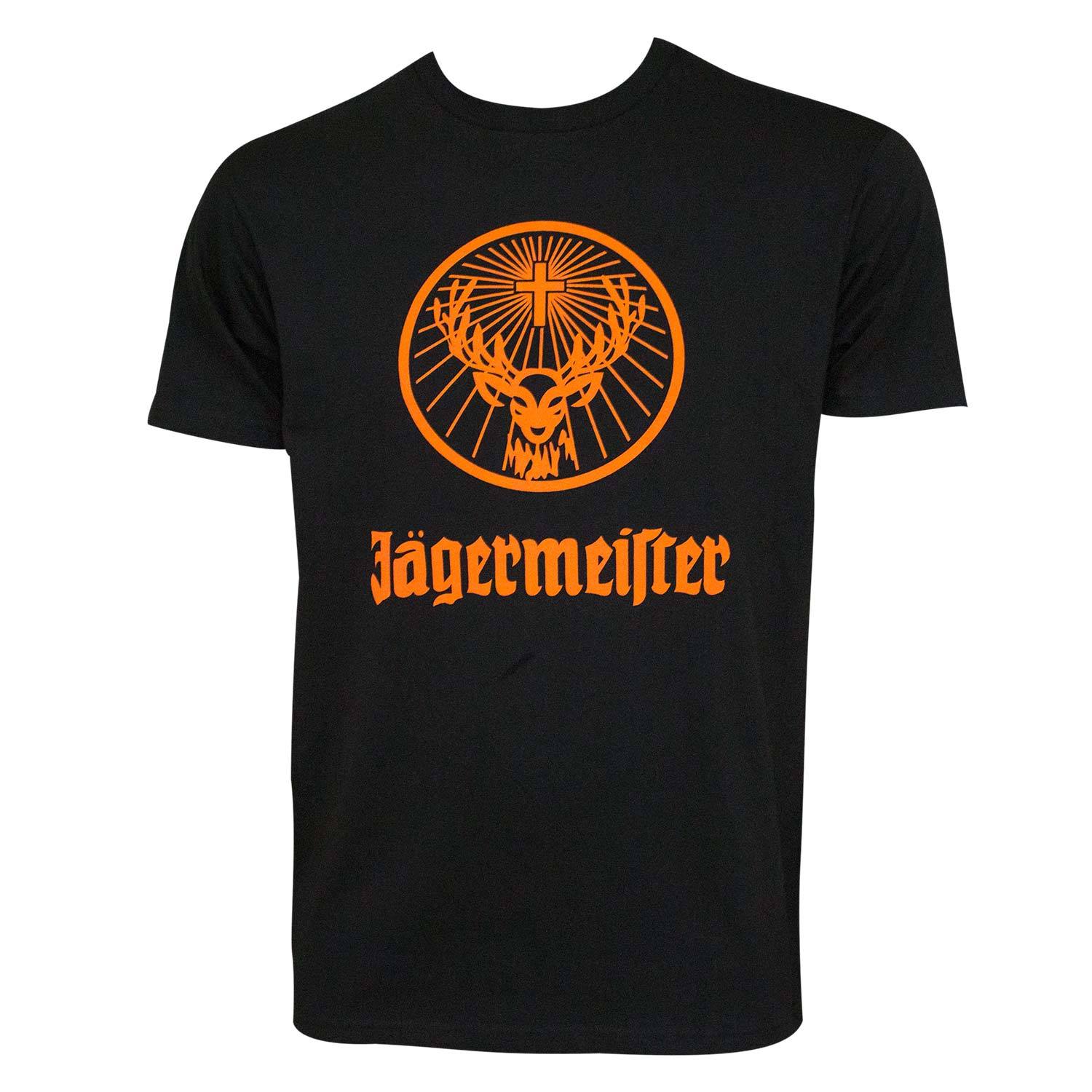 Jagermeister Orange Logo Men T-shirt Black S