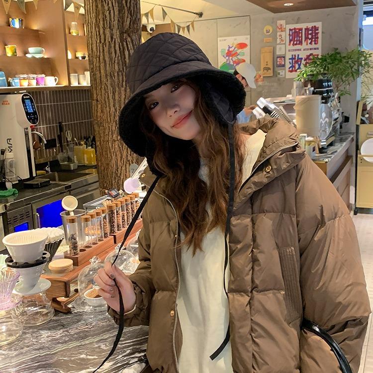 Women's winter thickened warm electric vehicle outdoor skiing versatile hat ear protection windproof headgear trendy man