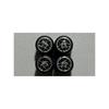 1/64 Mini Car Custom Wheels for 2 Star-shaped Detail Up